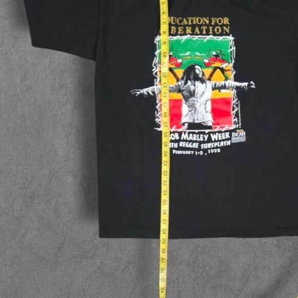 Vintage Bob Marley Single Stitch Education For Liberation Sun Island Shi… - Picture 5 of 7